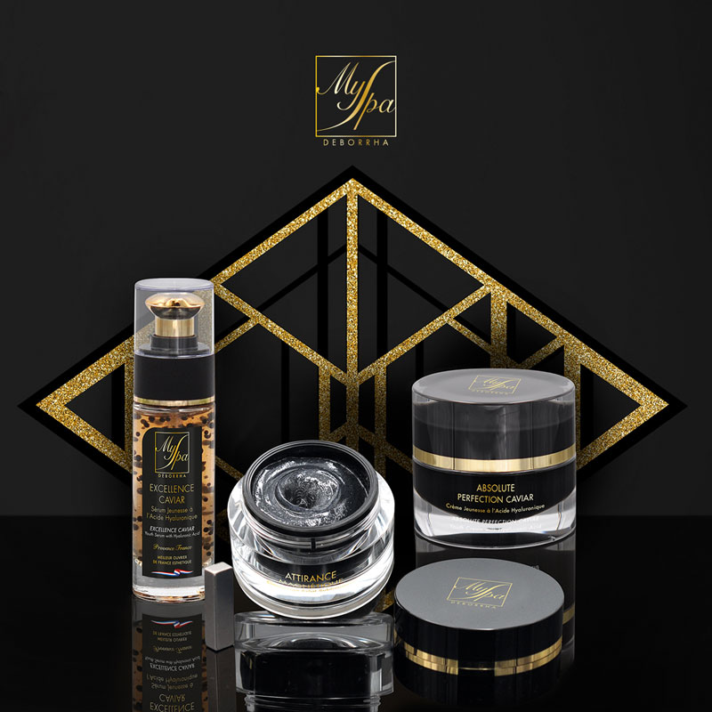 Excellence Caviar sérum jeunesse pour le visage soins pour la peau à l'acide hyaluronique produits cosmétique Myspa Annecy