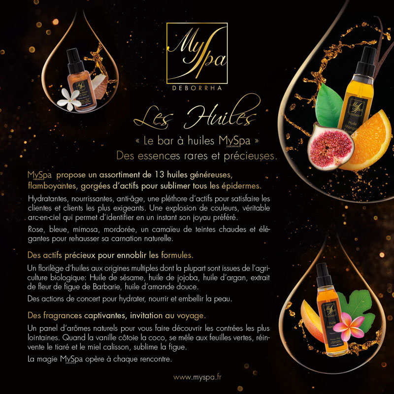 Huiles essentielles rares et précieuses MySpa Annecy, assortiment de 13 huiles généreuses gorgées d'actifs pour sublimer tous les épidermes maud